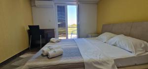 Postel nebo postele na pokoji v ubytování PRESTIGE + 9 fotografií