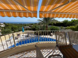 A balcony or terrace at Casa Puput