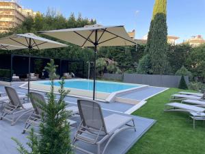 Bazén v ubytování Mh Florence Hotel & Spa nebo v jeho okolí