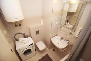 Koupelna v ubytování Bizmark accommodation A blok