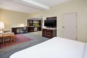 Home2 Suites by Hilton San Antonio Downtown - Riverwalk, TX的电视和/或娱乐中心