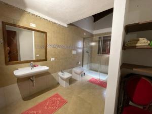 Koupelna v ubytování S'Abba Druche rooms