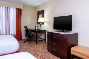 DoubleTree by Hilton Hotel Grand Rapids Airport的电视和/或娱乐中心