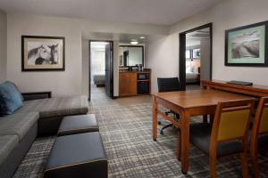 Posezení v ubytování Embassy Suites by Hilton Austin Central