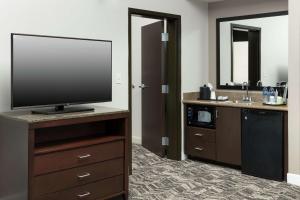 TV a/nebo společenská místnost v ubytování Hilton Garden Inn DFW North Grapevine