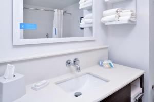 Hampton Inn Cedar Falls Downtown, Ia的一间浴室