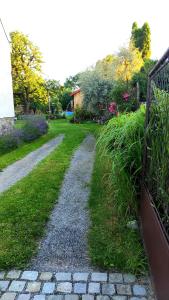 Vonkajšia záhrada v ubytovaní Apartment Telč Hradecka