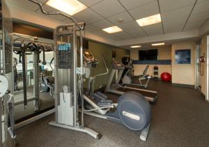 Fitness centrum a/nebo fitness zařízení v ubytování Hampton Inn & Suites Boston Crosstown Center
