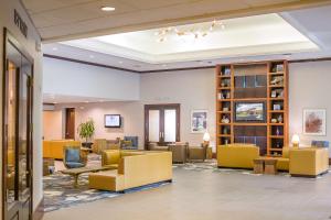 The lobby or reception area at DoubleTree by Hilton Boston-Andover