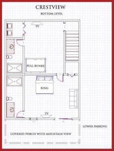 התרשים של Crestview-Spectacular 3 bed 3 bath 5 min to slopes