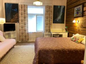 TV a/nebo společenská místnost v ubytování Guest House Nina Art