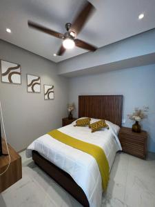 Posteľ alebo postele v izbe v ubytovaní Marítima Golf Luxury Department 2BR