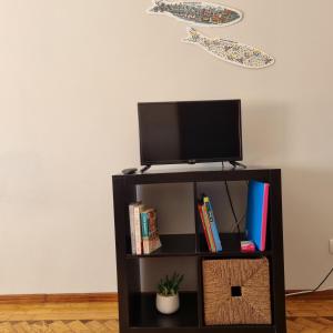 Knihovna v apartmánu