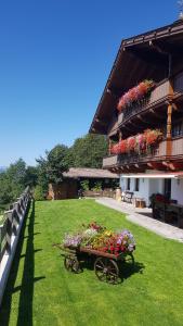 Vonkajšia záhrada v ubytovaní Appartement Oberschernthann