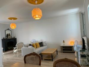 Magnifique maison avec vue mer hauteur de Bastia的休息区