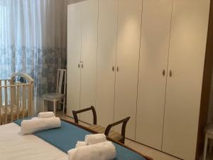 Ένα ή περισσότερα κρεβάτια σε δωμάτιο στο Casa Vacanze Nautilus