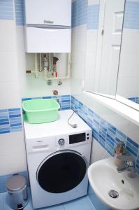 Koupelna v ubytování Apartman Dada