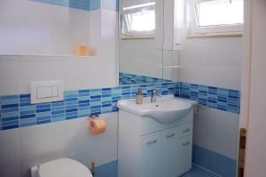 Koupelna v ubytování Apartman Dada