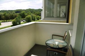 Balkón nebo terasa v ubytování Apartman Dada