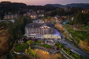 an aerial view of a resort with a large building at The Westin Bear Mountain Resort & Spa, Victoria in Victoria