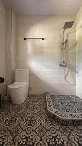 Ванная комната в Hotel Kareta