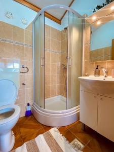 Koupelna v ubytování Apartman Miliša