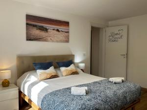 Postel nebo postele na pokoji v ubytování Casa Bianca Relax