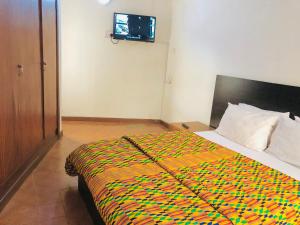 Letto o letti in una camera di GRACE LODGE ONITSHA