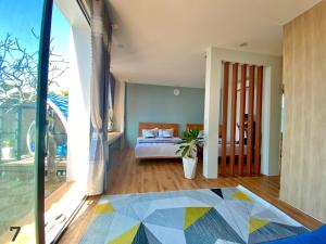 Voodi või voodid majutusasutuse Villa Biển Xanh 1 - View Biển Đảo Phú Quý toas