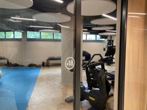 Fitness centrum a/nebo fitness zařízení v ubytování Wav E225