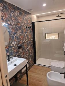 Koupelna v ubytování Hotel Miratorre superior