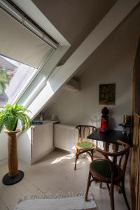 Posezení v ubytování La Chambre Rose
