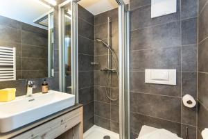 Koupelna v ubytování Hotel Schiederhof