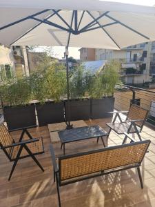 Balkón nebo terasa v ubytování Hotel Miratorre superior