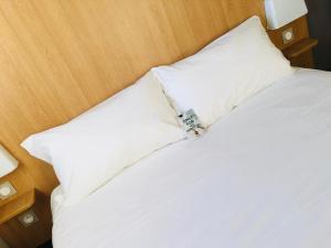 Postel nebo postele na pokoji v ubytování B&B HOTEL Metz Est Technopole Pôle Santé