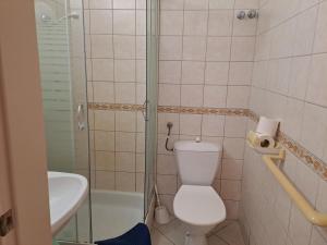 Kúpeľňa v ubytovaní Alinka Apartmanház