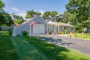 Bygningen som feriehuset ligger i