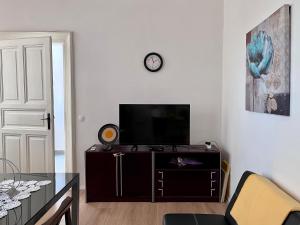 Televízia a/alebo spoločenská miestnosť v ubytovaní Apartment Platana