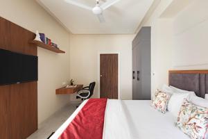 Ένα ή περισσότερα κρεβάτια σε δωμάτιο στο Bardia’s homestay