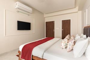 Ένα ή περισσότερα κρεβάτια σε δωμάτιο στο Bardia’s homestay