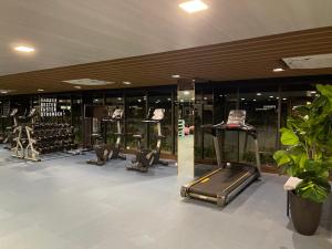 Fitness centrum a/nebo fitness zařízení v ubytování Marvest Condo Hua Hin for rent