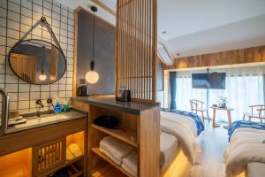 Dapur atau dapur kecil di Cozy Boutique Hotel