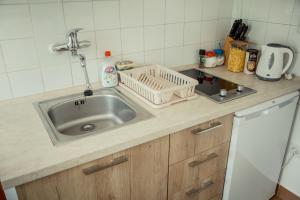 Kuchyň nebo kuchyňský kout v ubytování Felix Apartment Biograd