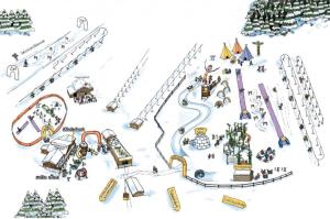 De plattegrond van Silberblick Ferienwohnungen - aussergewöhnlich & familienfreundlich