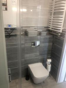 Koupelna v ubytování Nowy tani apartament
