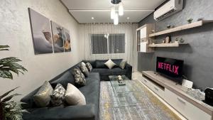 Posezení v ubytování Haut Standing Appartement - Centre Ville Oujda