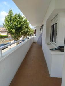 En balkong eller terrass på Suite en 1a línea de Playa con piscina a 20 minutos de Barcelona