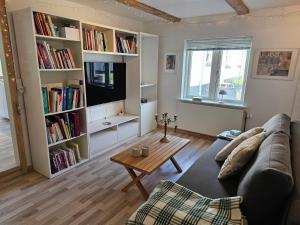Knihovna v apartmánu