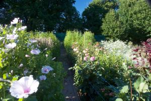 Aed väljaspool majutusasutust Gite Fleurs d'Esse