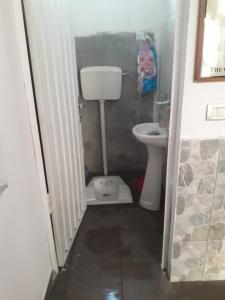 Koupelna v ubytování Anza Camping